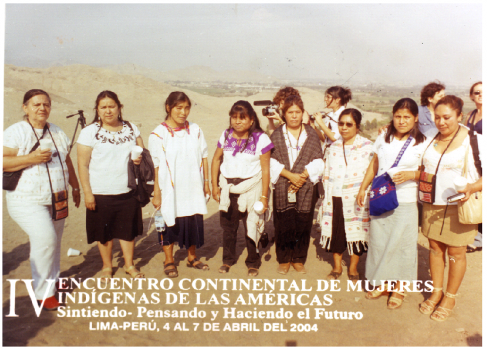 IV Encuentro Continental de Mujeres Indigenas de Las Americas, Lima Peru, 2004.PNG