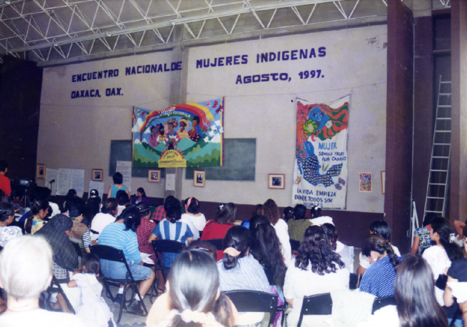 Primer Ecuentro Nacional de Mujeres Indigenas Oaxaca, 1997.PNG